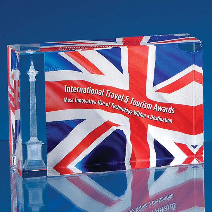 15cm x 10cm x 5cm Optical Crystal Rectangle