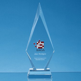 36.5cm Optical Crystal Kovel Peak Award