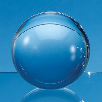 6cm Optical Crystal Sphere with a Flat Base