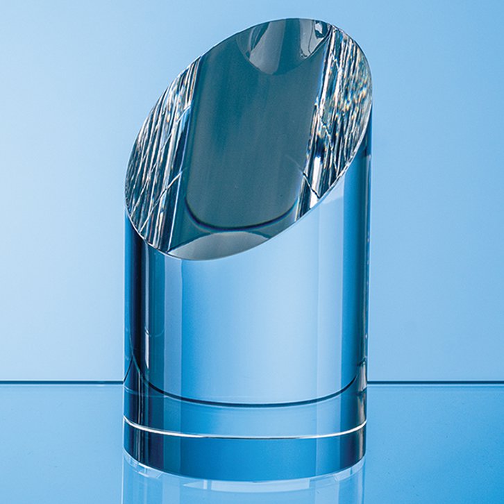 14cm Optical Crystal Zenith Cylinder Award
