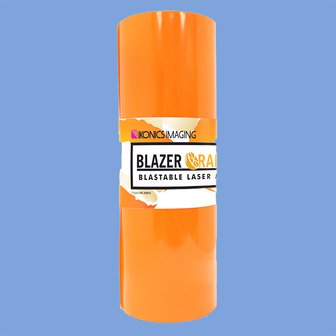 Orange LaserBlast 4 mil/100 micron 0.15x30m roll