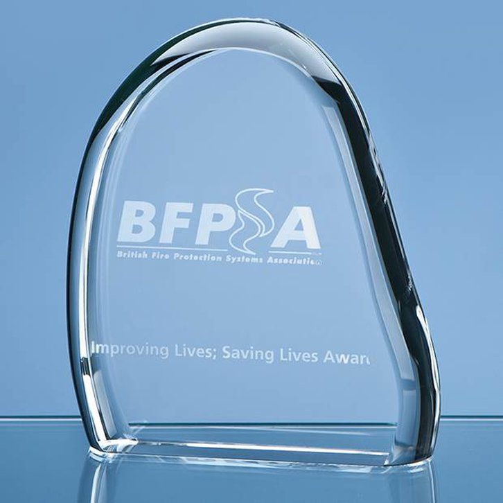 15cm Optical Crystal High Noon Award