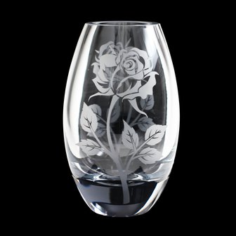 Rose Barrel Vase 9"