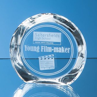 10cm Optical Crystal Elite Circle Award