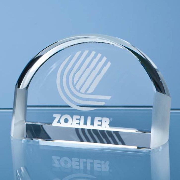 8cm Optical Crystal Magnifying Paperweight